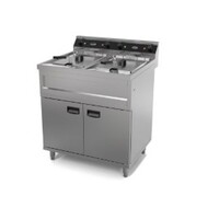 Plaque à induction professionnelle Friteuse sur pied 80*70*85cm 2X9KW