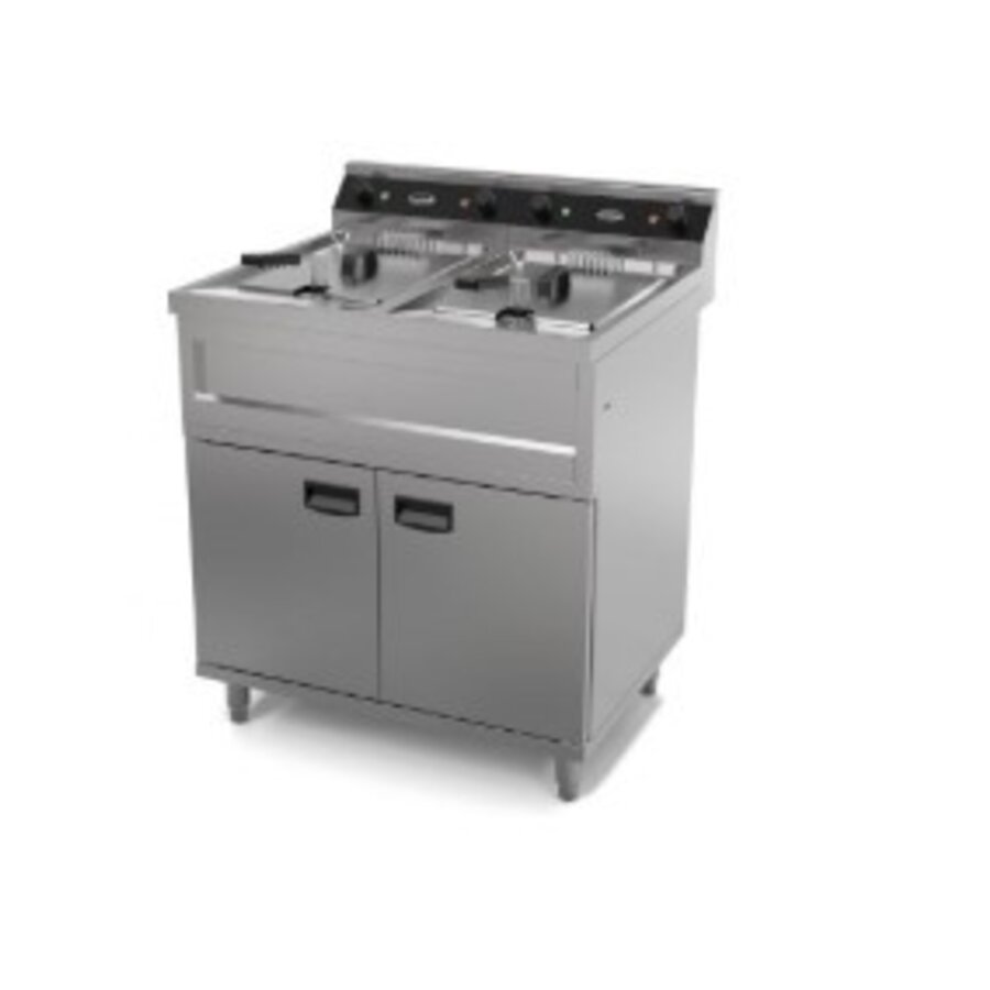 Professional induction cooker Fryer standing 80*70*85cm 2X9KW