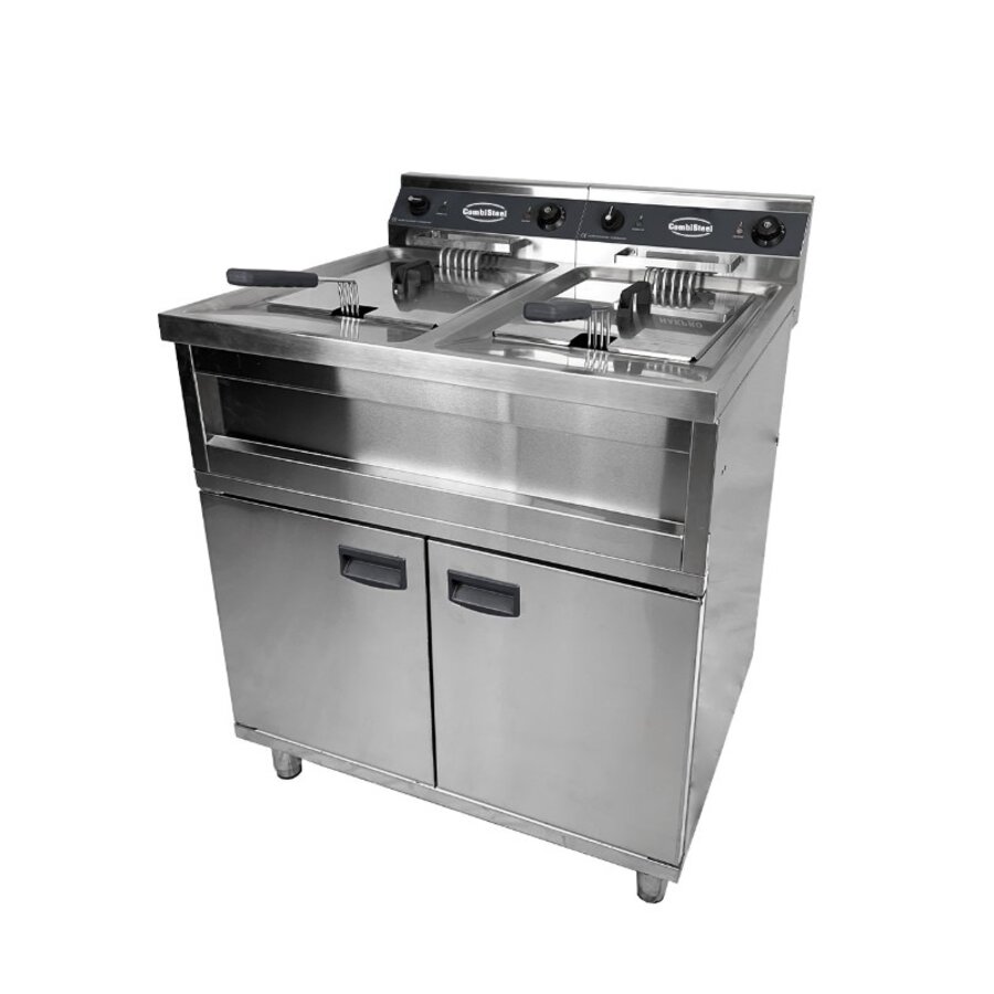 Professional induction cooker Fryer standing 80*70*85cm 2X9KW