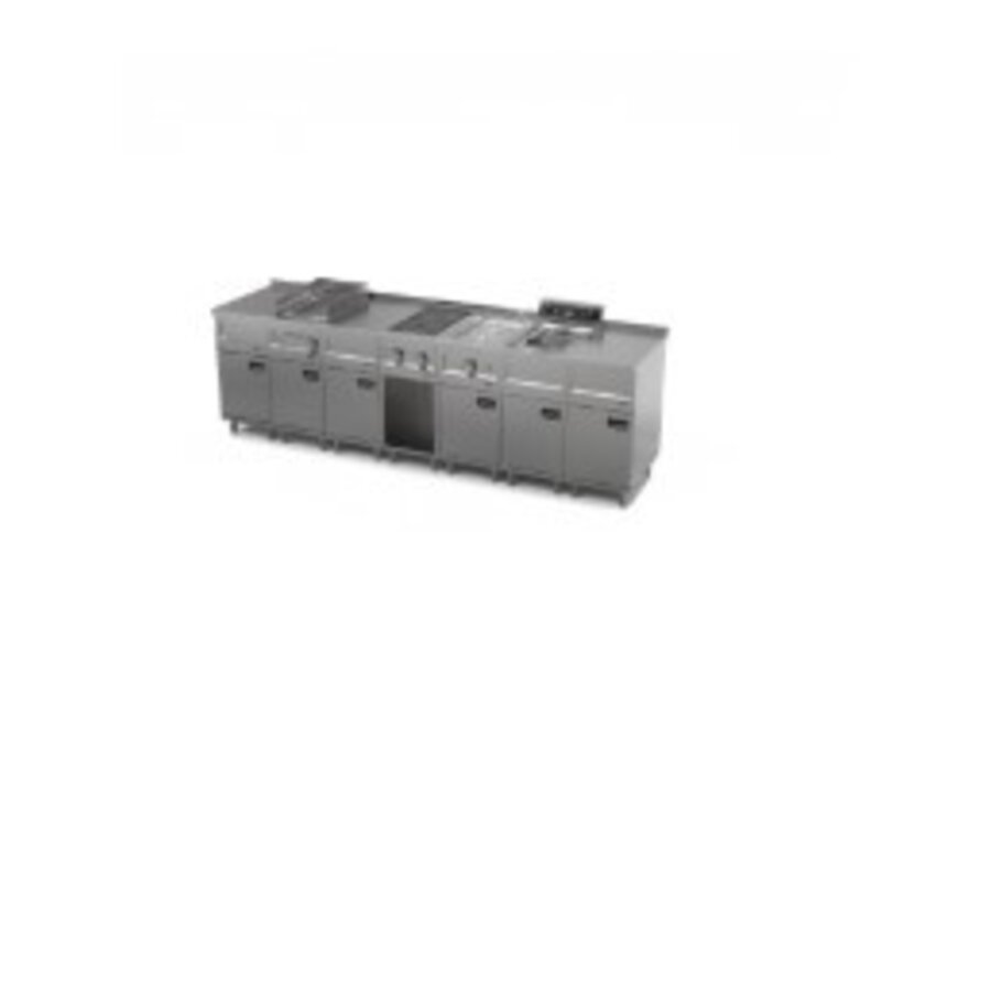 Professional induction hob Bain-marie electric 1/1GN 40*70*92 cm