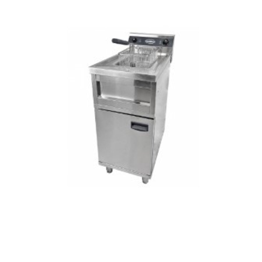 Profi Induktionsherd Fritteuse stehend 40*70*85cm 6KW