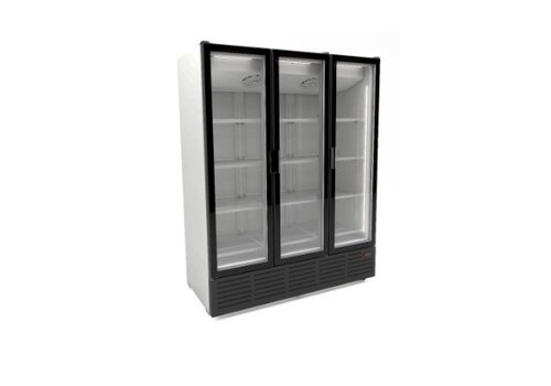  Combisteel Koelkast 3 glasdeuren 162 cm * 74 cm * 207 cm 
