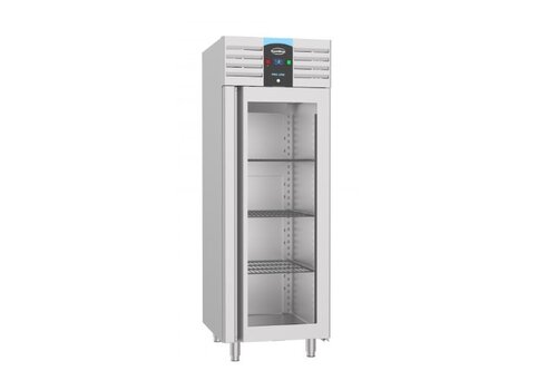  Combisteel Refrigerator stainless steel glass door mono block 70 cm * 81 cm * 205 cm 
