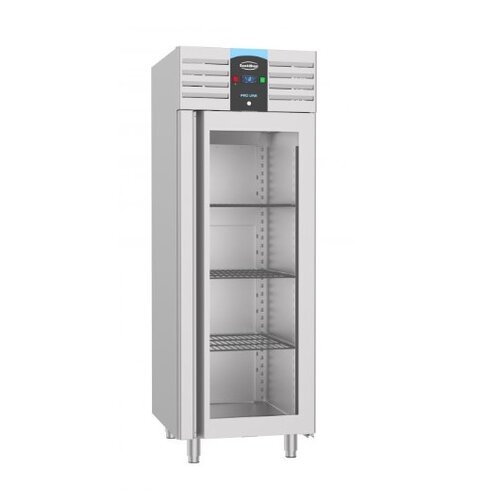  Combisteel Refrigerator stainless steel glass door mono block 70 cm * 81 cm * 205 cm 