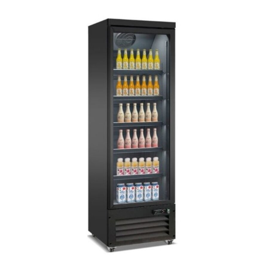 Refrigerator 1 glass door black 62 cm * 70 cm * 205 cm