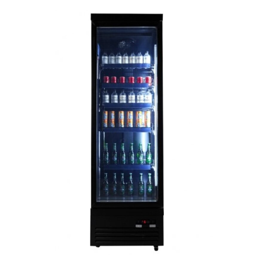 Refrigerator 1 glass door black 62 cm * 70 cm * 205 cm