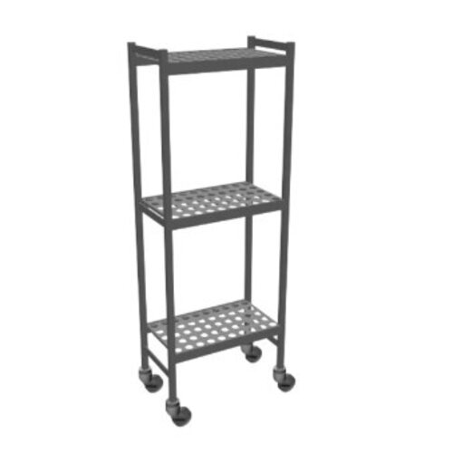  Fermostock Rack trolley 6611 - 660x360x1792 mm. (wxdxh) - 3 floors 