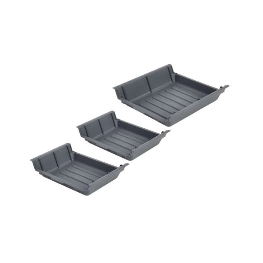 3 Opvangbakken 460x1050 voor 6611/6622/6811 - 2xA 1xB