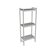 Fermostock 6611 - 3 Etagen - 660x360x1685 mm (BxTxH)