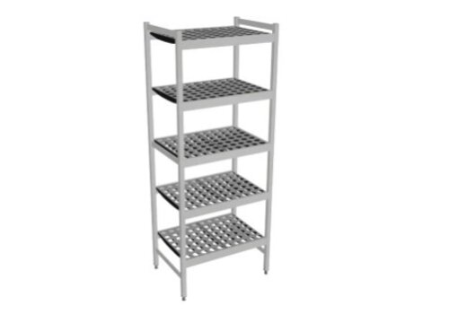  Fermostock 6611 - 5 étages - 660x460x1800 mm (lxpxh) 
