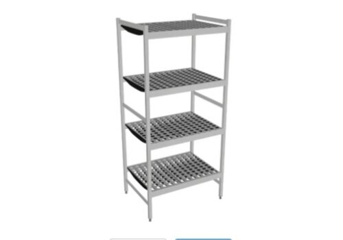  Fermostock 6611 - 4 étages - 780x560x1800 mm (lxpxh) 