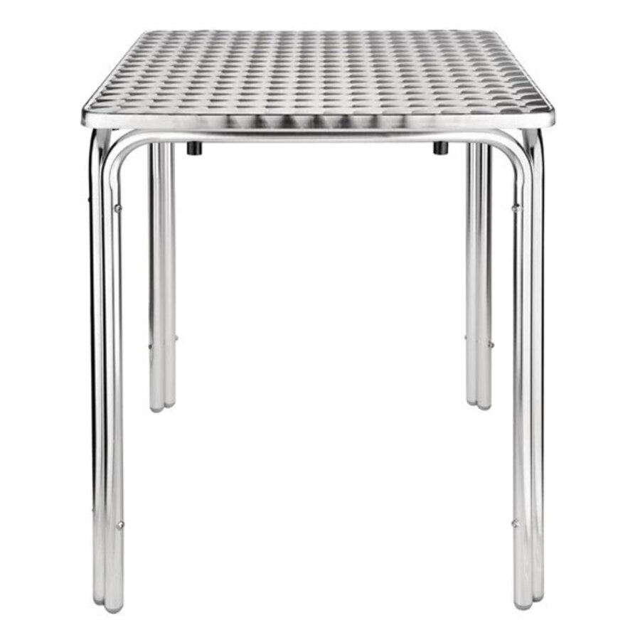 Vierkante RVS terrastafel 60cm