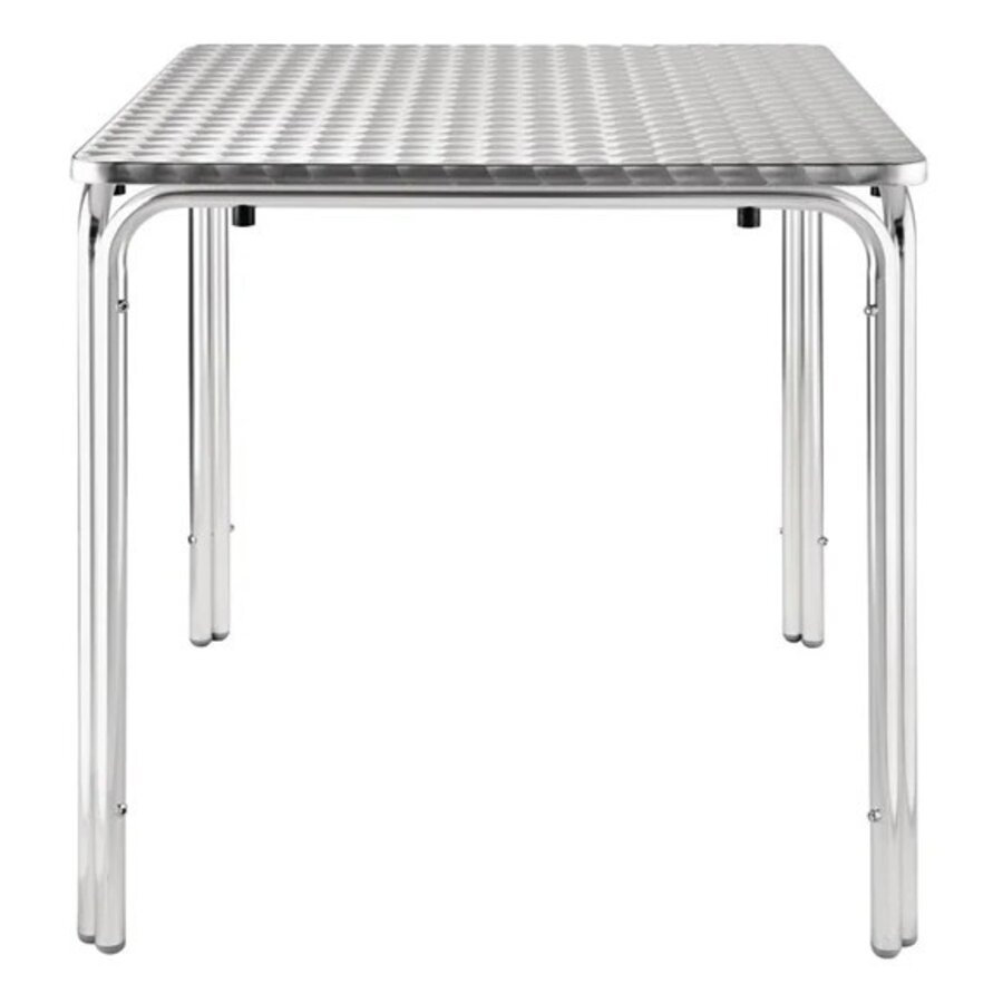 Stapelbare vierkante RVS tafel 70cm