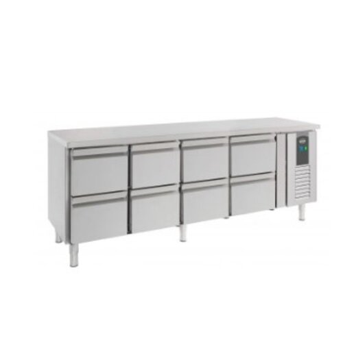  Combisteel 700 Koelwerkbank 8 Laden 