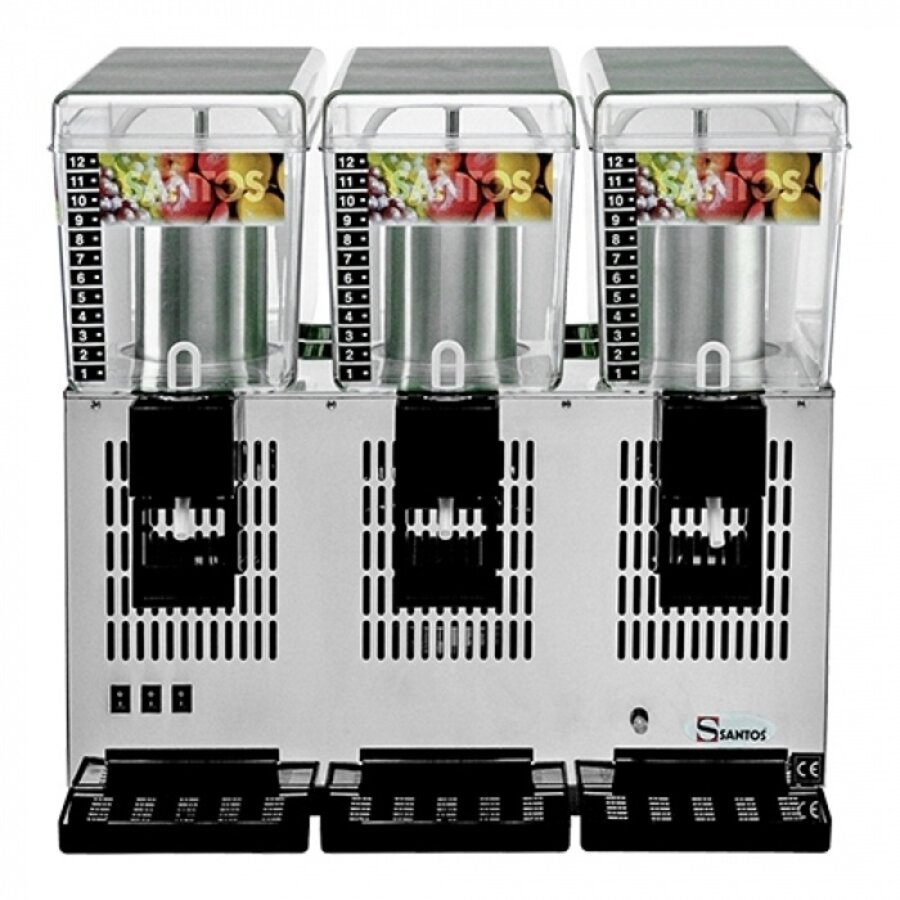 Drinks dispenser 3 x 12L | 54.5 x57 x 43 cm