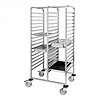 HorecaTraders Edelstahl-Regalwagen 1/1GN 171 x 81 x 63,5 cm