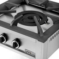 Profi-Gasbrenner Edelstahl | 28 kW | 60(B)x60(T)x60(H)cm