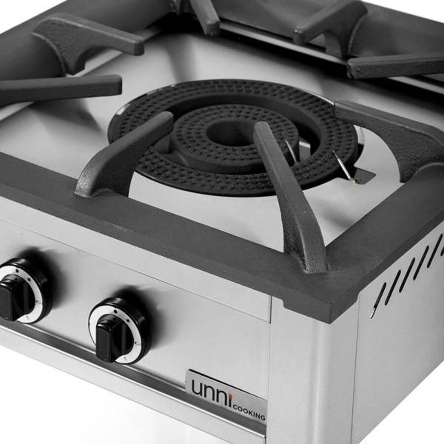 Profi-Gasbrenner Edelstahl | 28 kW | 60(B)x60(T)x60(H)cm