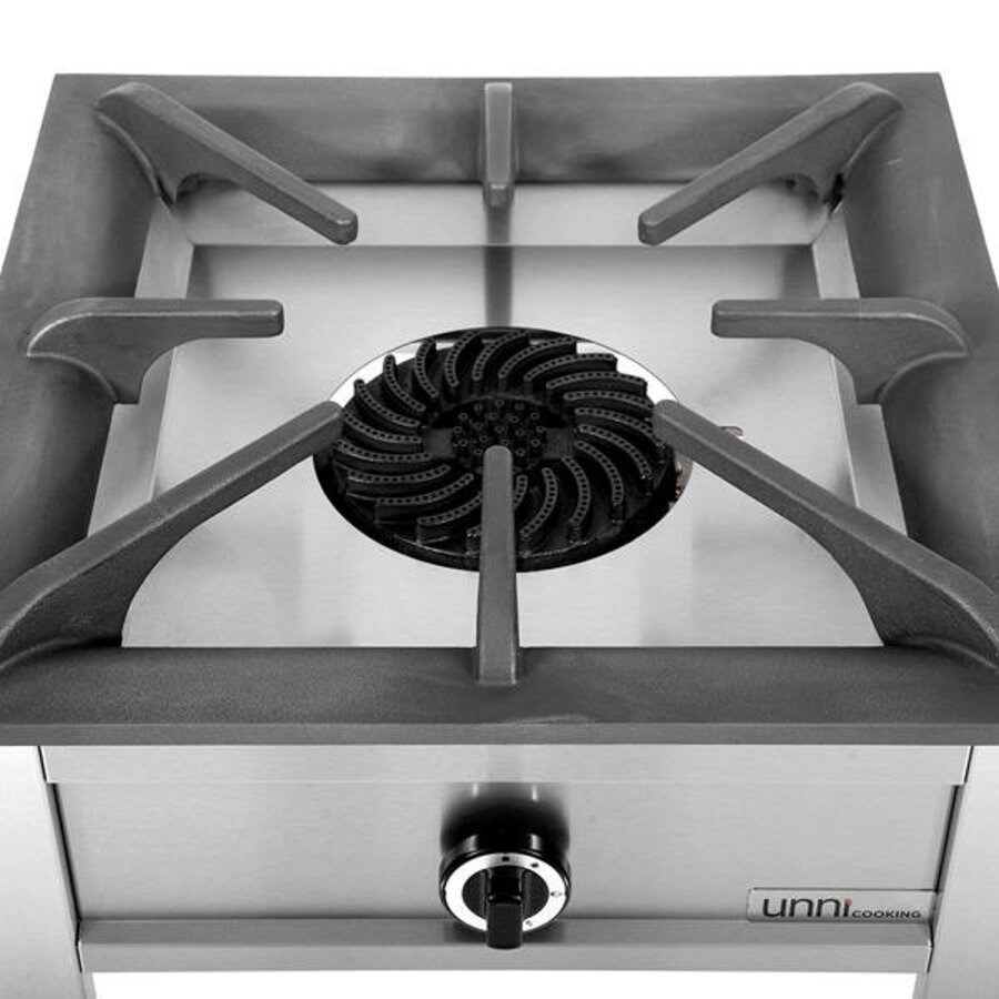 Schwachgasbrenner Edelstahl | 12 kW | 60 (B) x 60 (T) x 55 (H) cm