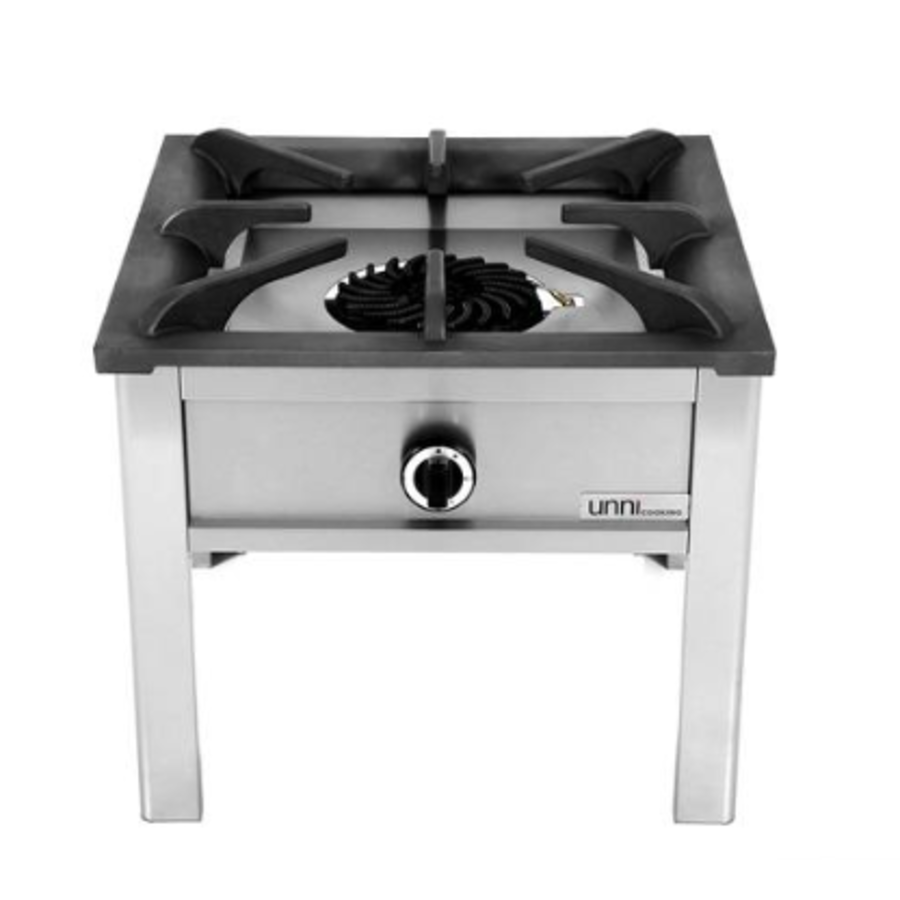 Profi-Gasbrenner Edelstahl | 10 kW | 50(B)x50(T)x53(H)cm