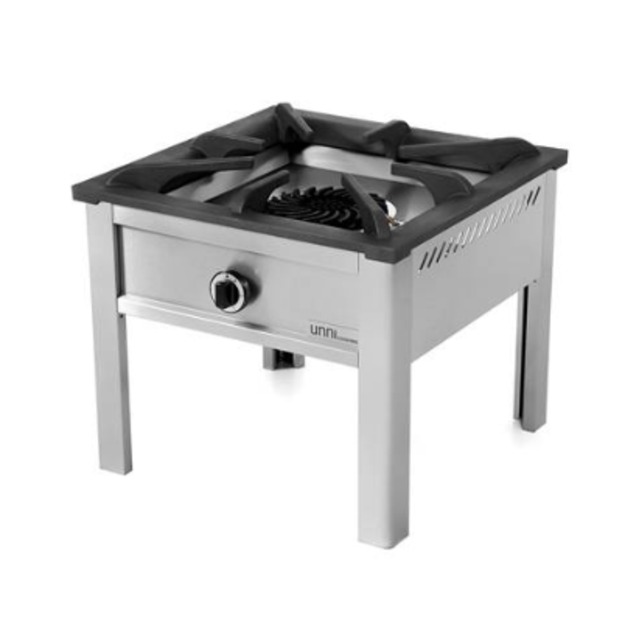 Schwachgasbrenner Edelstahl | 12 kW | 60 (B) x 60 (T) x 55 (H) cm