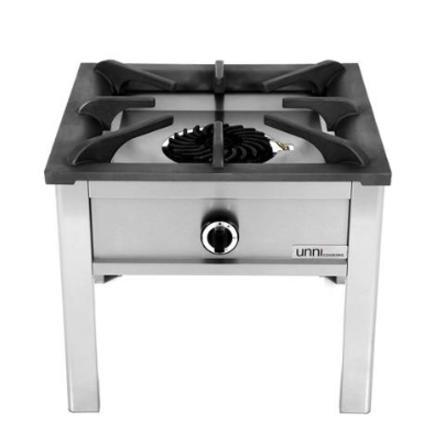 Schwachgasbrenner Edelstahl | 12 kW | 60 (B) x 60 (T) x 55 (H) cm