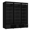 Combisteel Gefrierschrank mit 3 Glastüren | 1450 Liter | Edelstahl | Innen und außen schwarz