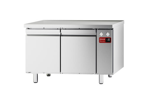  HorecaTraders Comptoir réfrigéré étroit | GN 1/1 | 2 portes | -2°+8° | 1141 x 680 x 900 