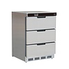Combisteel Table-top refrigerator | Stainless steel | +2/+8°C | 3 drawers | 600x605x810