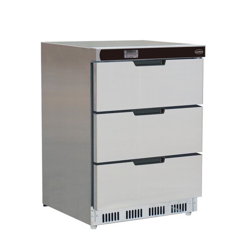  Combisteel Table-top refrigerator | Stainless steel | +2/+8°C | 3 drawers | 600x605x810 