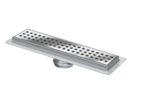  Caniveau de douche | Acier inoxydable | 300 x 70 x 95 mm 