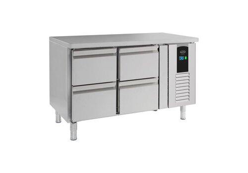  HorecaTraders Refrigerated workbench 700 | B label | 4 drawers | 136x70x86 cm 