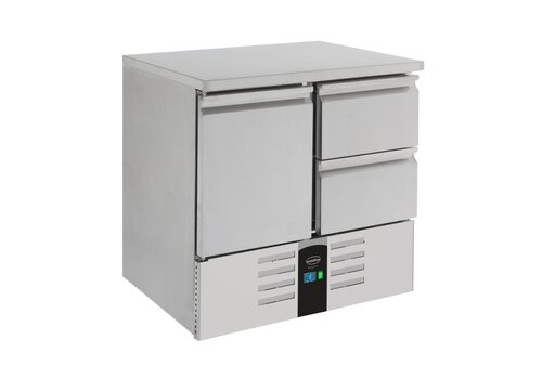  HorecaTraders Hospitality refrigerated workbench | 2 drawers | A Label 
