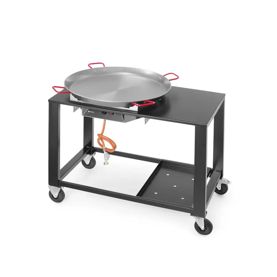 Poêle à paella Fiesta XL en acier inoxydable | 1180 x 810 x (H) 1000 mm