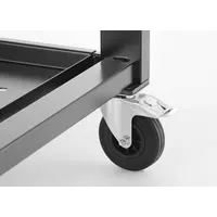 Poêle à paella Fiesta XL en acier inoxydable | 1180 x 810 x (H) 1000 mm