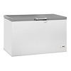 Combisteel 407 l gewerbliche Gefriertruhe – Edelstahldeckel, LED, Schloss – 1316 x 743 x 840 mm