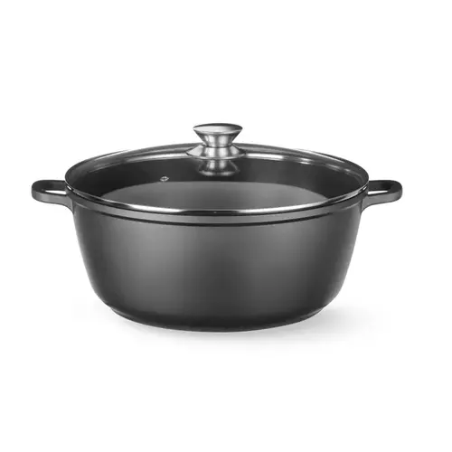  HorecaTraders Non-stick frying pan | black | 36x29x(h)12 cm 