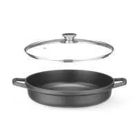 Braadpan met antiaanbaklaag | zwart | 42x33x(h)70 cm