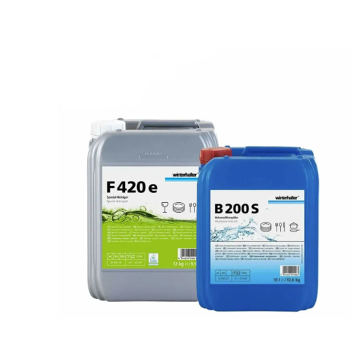 HorecaTraders Winterhalter cleaning set | 3 x F 420 e 12 kg + 1 x B 200 S 10l   HorecaTraders Winterhalter cleaning set | 3 x F 420 e 12 kg + 1 x B 200 S 10l