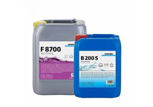 HorecaTraders Winterhalter cleaning set | 3 x F 8700 25 kg + 1 x B 200 S 10l   HorecaTraders Winterhalter cleaning set | 3 x F 8700 25 kg + 1 x B 200 S 10l