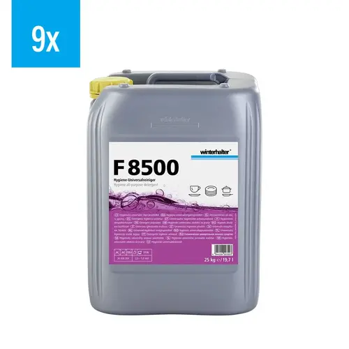  HorecaTraders Winterhalter Reinigungsset | 9 x F 8500 25 kg 