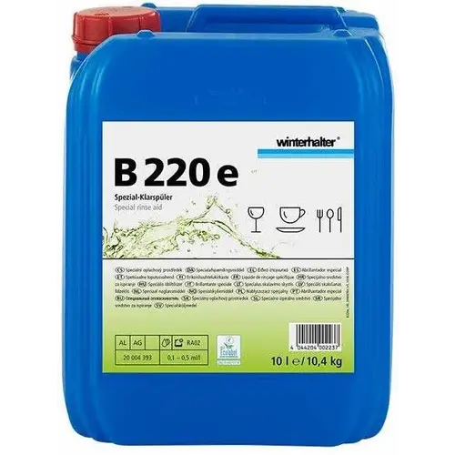  HorecaTraders Produit de rinçage Winterhalter B 220 E 10 litres 