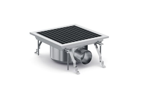  Combisteel Siphon de sol en acier inoxydable 30 x 30 x 19,5 cm 
