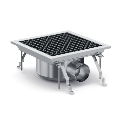  Combisteel Siphon de sol en acier inoxydable 30 x 30 x 19,5 cm 