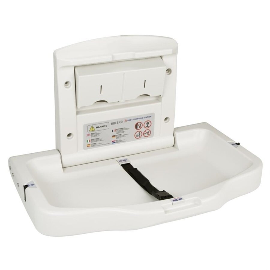 Table à langer horizontale | 12,4 (h) x 49,6 (l) x 80,7 (P) cm