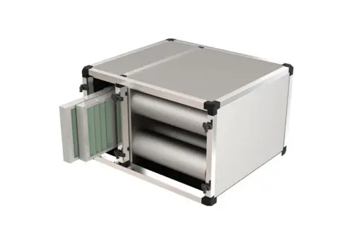  HorecaTraders Armoire de filtration anti-odeurs modèle 1500 | 8 filtres à charbon et 2 filtres à cassette | 800 x 700 x 500 (h) mm 