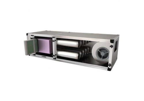  HorecaTraders Armoire de filtration anti-odeurs | 6,3 A | 11 000 m³/h | 64 filtres à charbon | 400 V | 2,2 kW | 2 300 x 1 280 x 1 280 (h) mm 