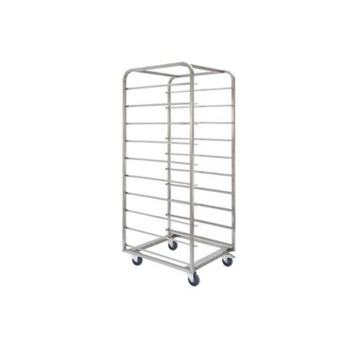  HorecaTraders RVS regaalwagen bakery 800x600mm - 10 niveaus - type h - in: 600mm 