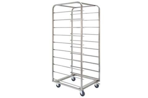Bakery Rvs Bench RVS regaalwagen bakery 800x600mm - 10 niveaus - type h - in: 600mm ...