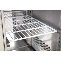 U Series 4 Door Counter Refrigerator 553L 85x223x70cm Stainless Steel
